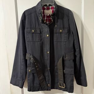 Banana Republic Utility Jacket Plaid Lined